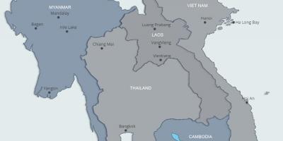 Peta utara laos