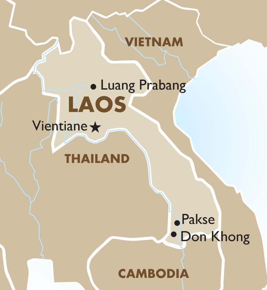 Peta laos 