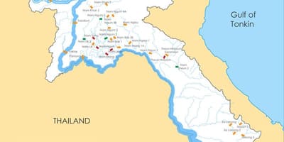 Peta laos sungai
