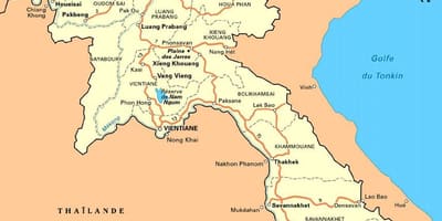 Peta selatan laos